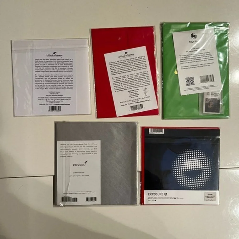 Greeting Cards‎ / Friendship / Blank  (Bundle of 5 cards!) (new)